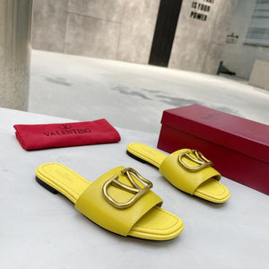 Women Slipper - Valentino Yellow