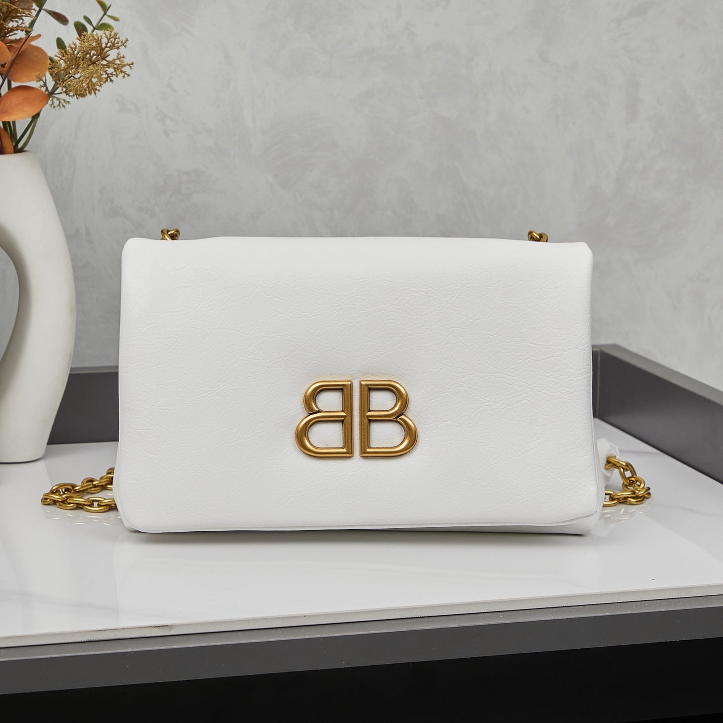 Balenciaga Monaco White Bag