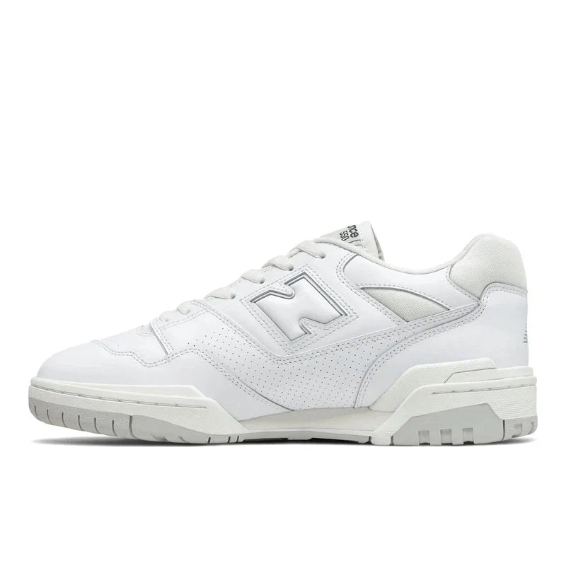 New Balance Lifestyle 500 White and White-SHOZLY