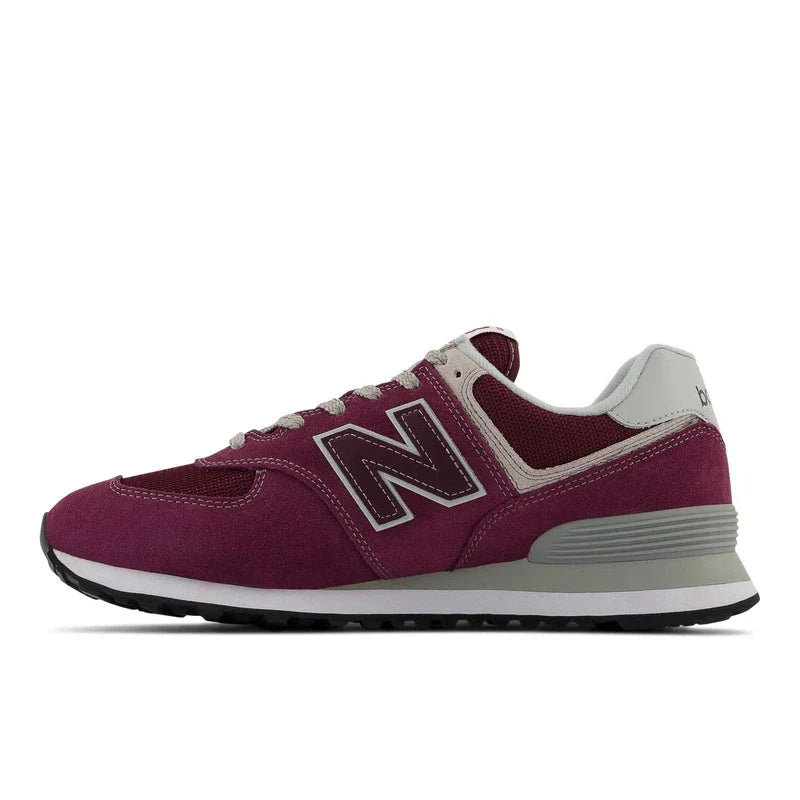 New Balance Lifestyle 574 Burgundy-SHOZLY