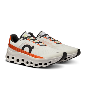 On Running - Cloudmonster White & Flame