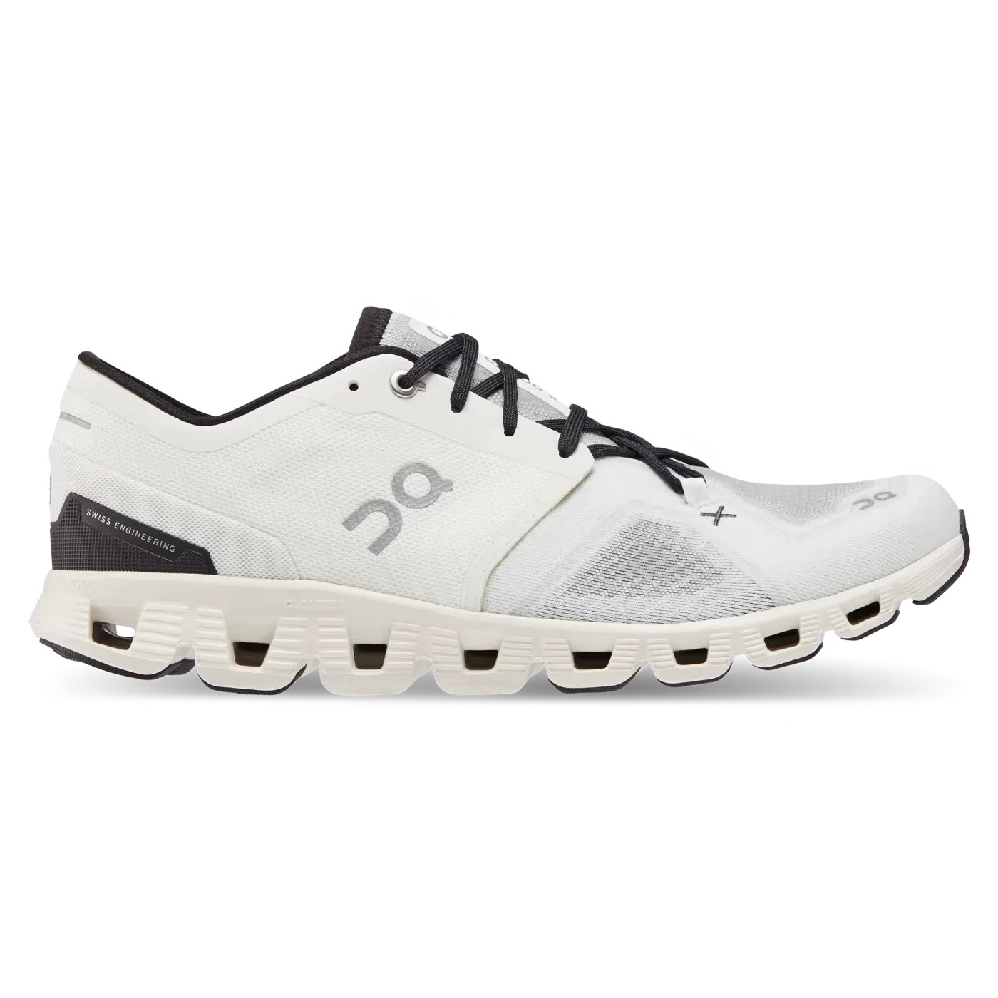 On Running - Cloud X 3 Ivory White and Black
