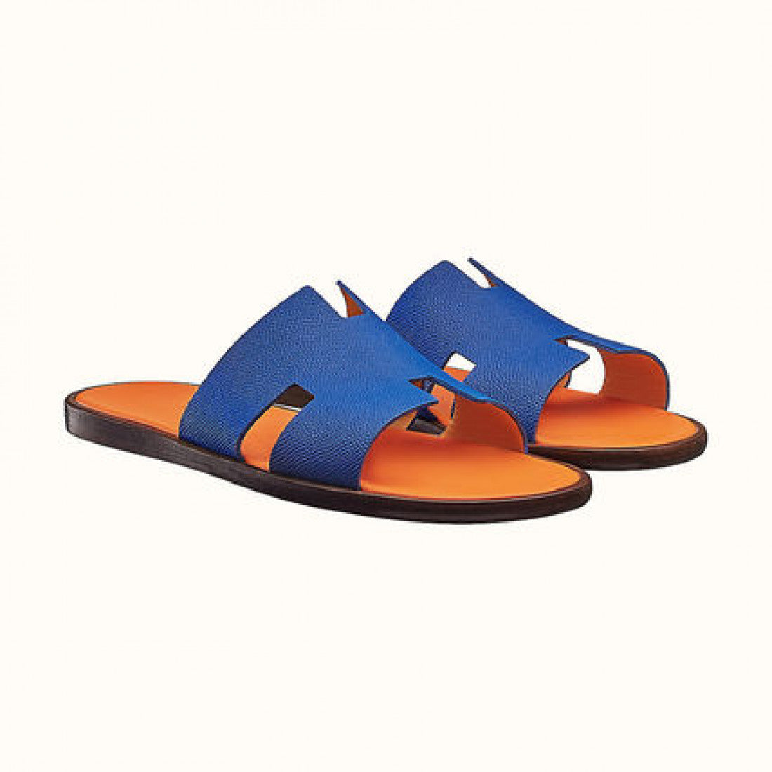 Men sandal - Blue Orange