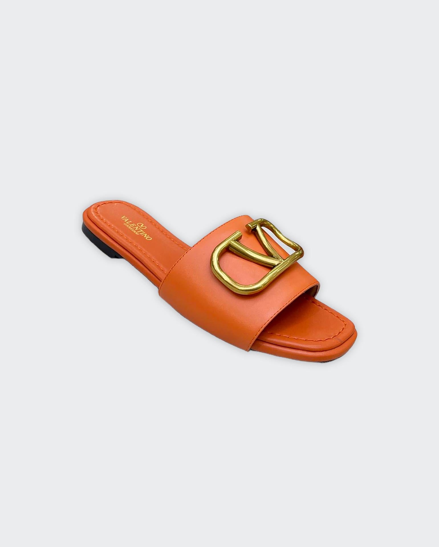 Women Slipper - Valentino Orange