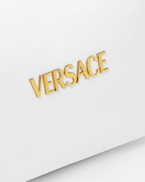 Versace Tag Hobo White-SHOZLY