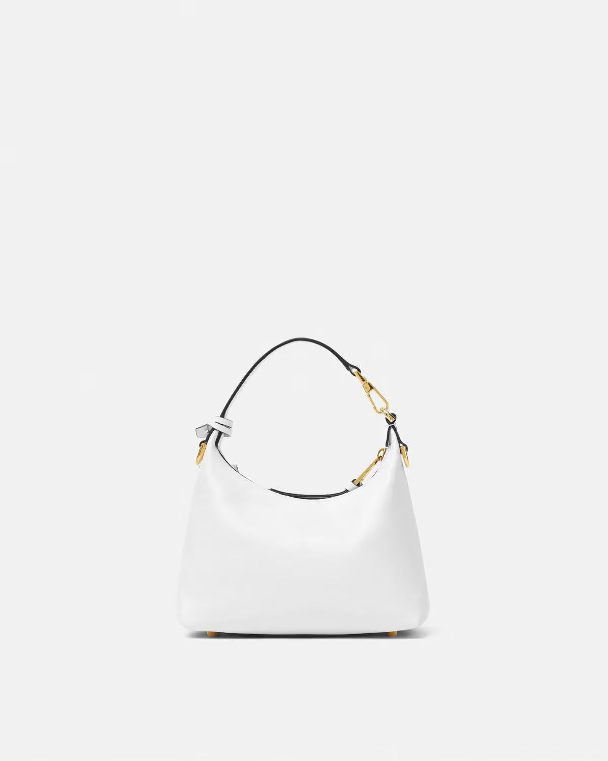 Versace Tag Hobo White-SHOZLY