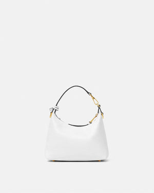 Versace Tag Hobo White-SHOZLY