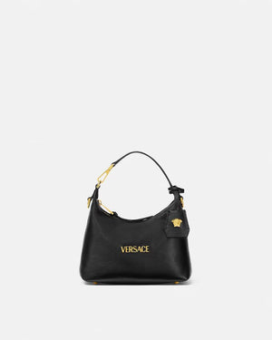 Versace Tag Hobo Black-SHOZLY