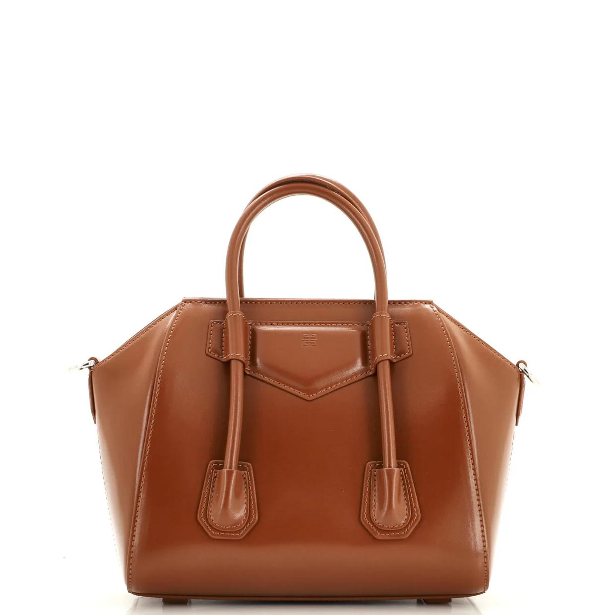 Givenchy Antigona Lock Toy Brown-SHOZLY