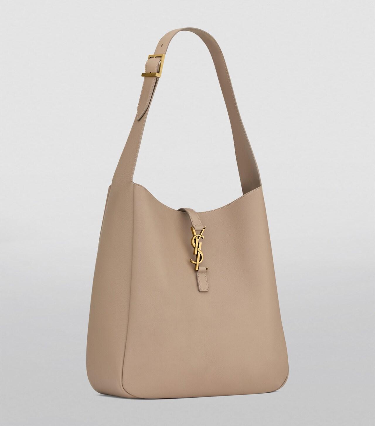 Saint Laurent Beige Leather-SHOZLY