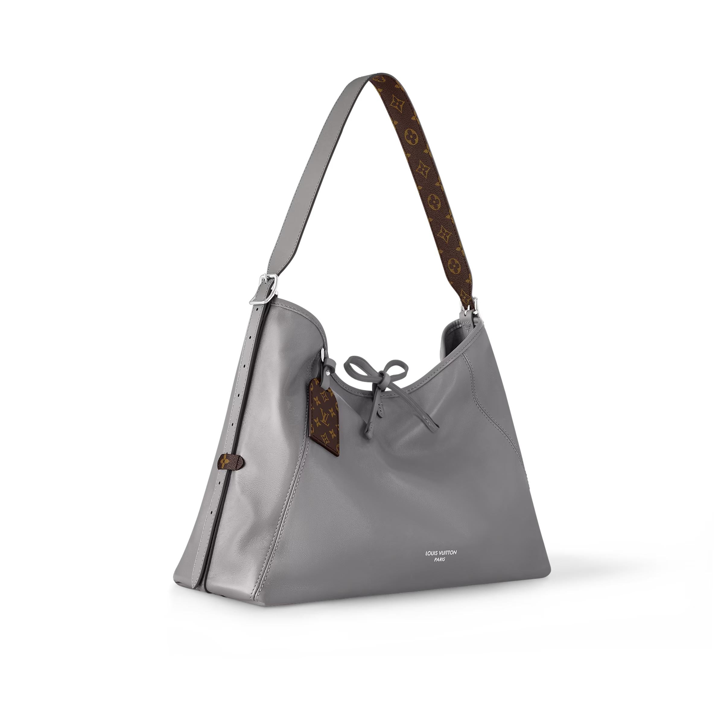 Louis Vuitton CarryAll Vibe MM Gray-SHOZLY