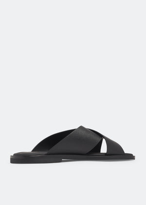 Men Sandal Prada Saffiano leather-SHOZLY