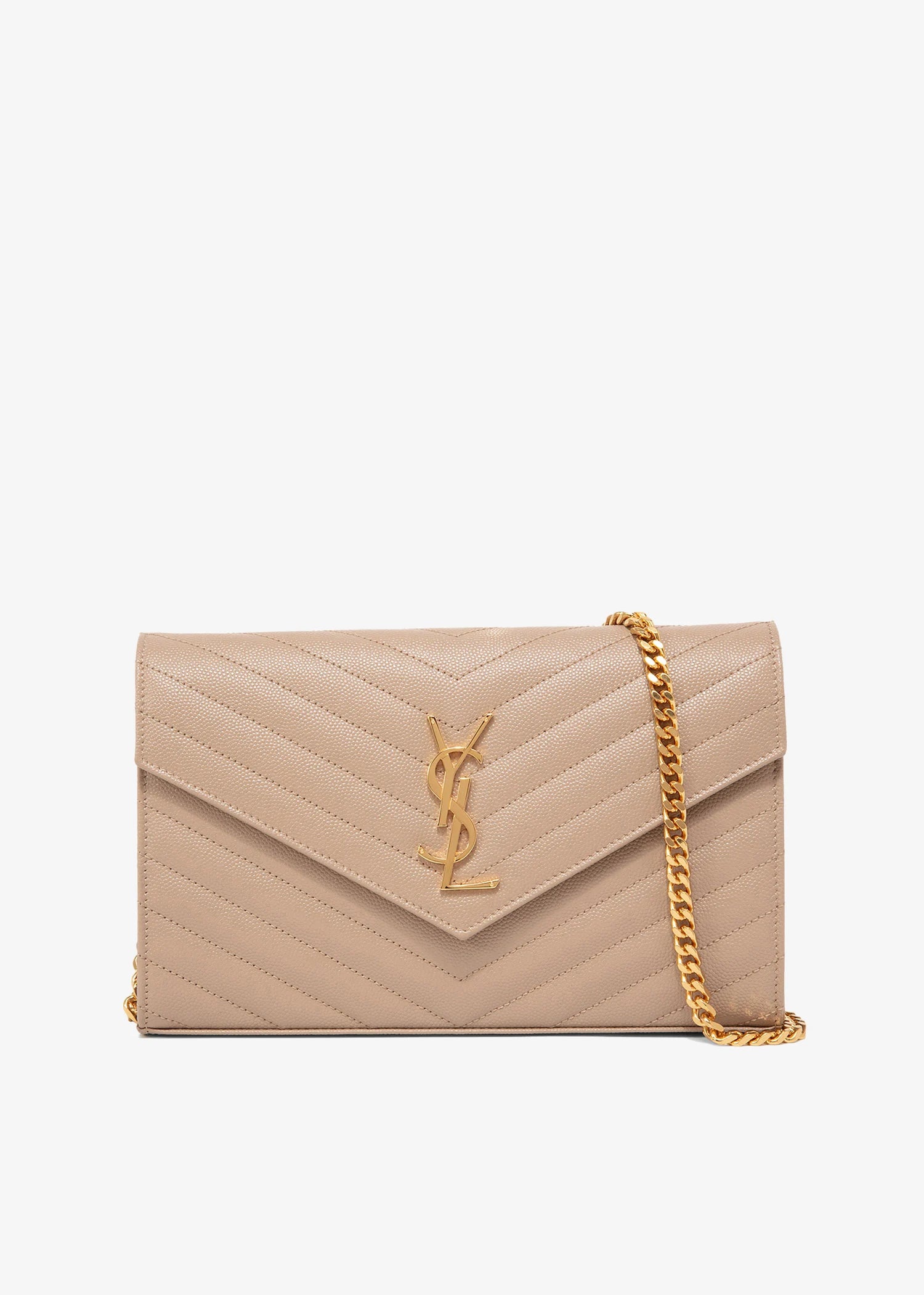 Saint Laurent Monogram Beige-SHOZLY