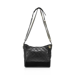 Chanel Black Leather-SHOZLY