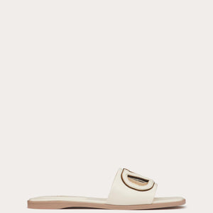 Women Sandal from Valentino Garavani VLogo cut-out IVORY-SHOZLY