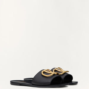 Women Sandal from Valentino Garavani Black Sandal-SHOZLY