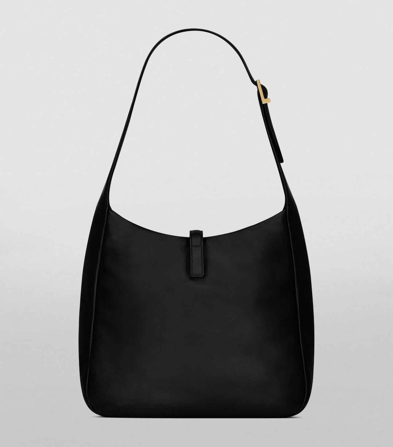 Saint Laurent Black Leather-SHOZLY