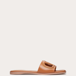 Women Sandal from Valentino Garavani VLogo cut-out Almond-SHOZLY