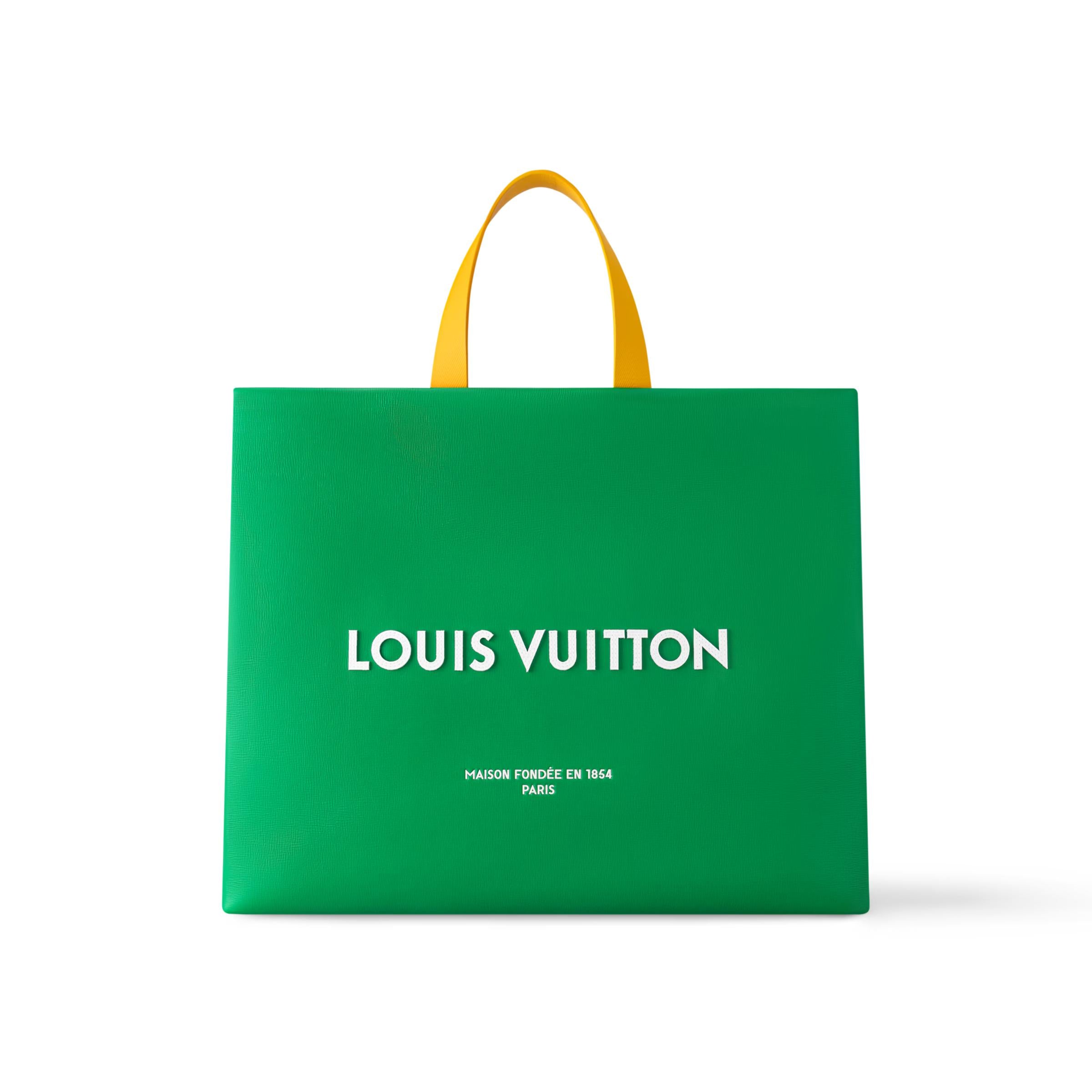 Louis Vuitton Shopper Green-SHOZLY