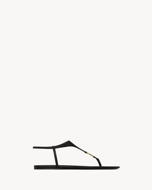 Women Sandal SAINT LAURENT Cassandra Black-SHOZLY