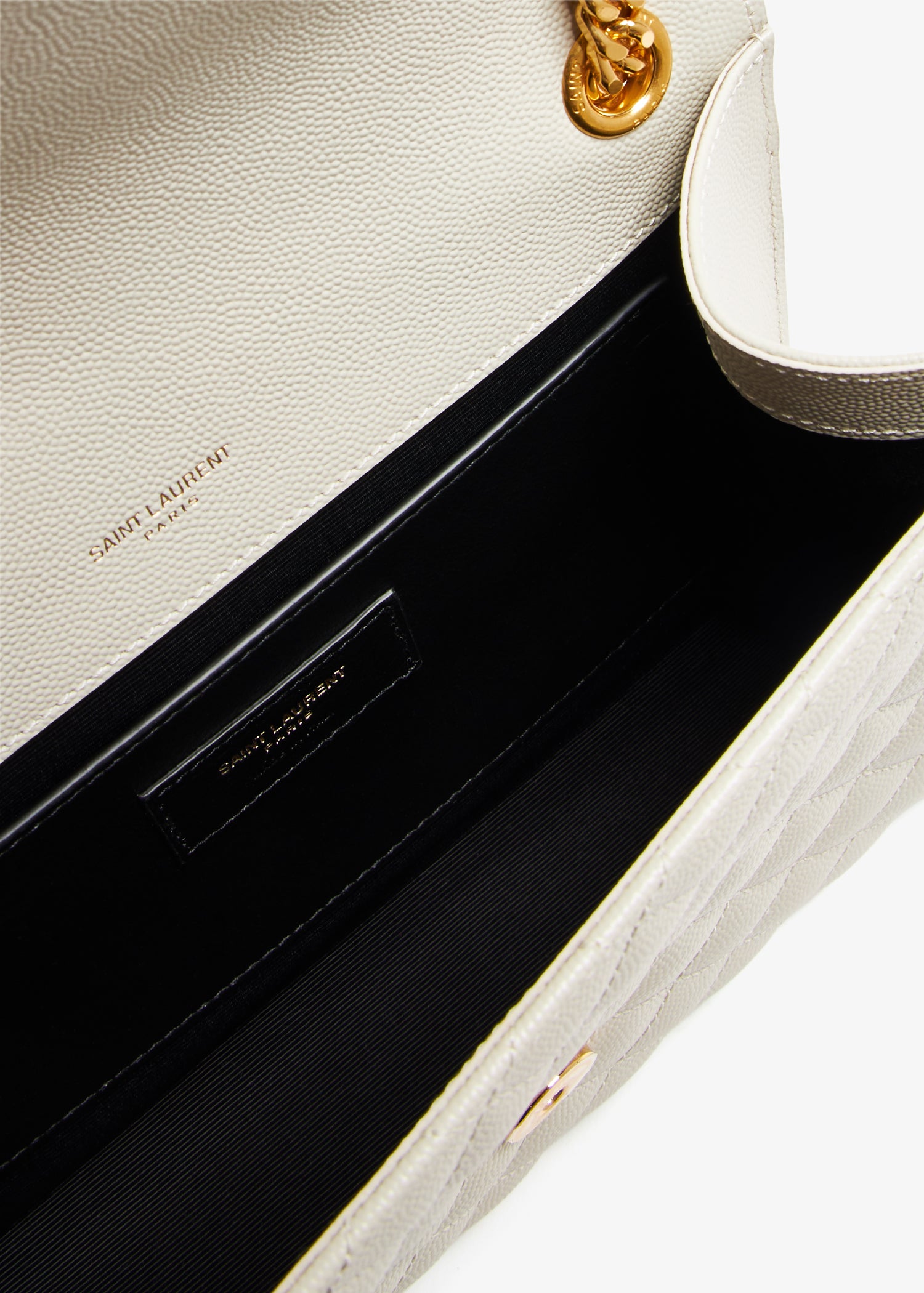 Saint Laurent Envelope White-SHOZLY