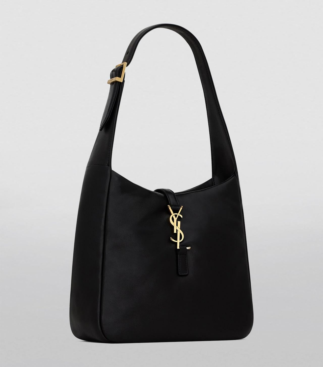 Saint Laurent Black Leather-SHOZLY