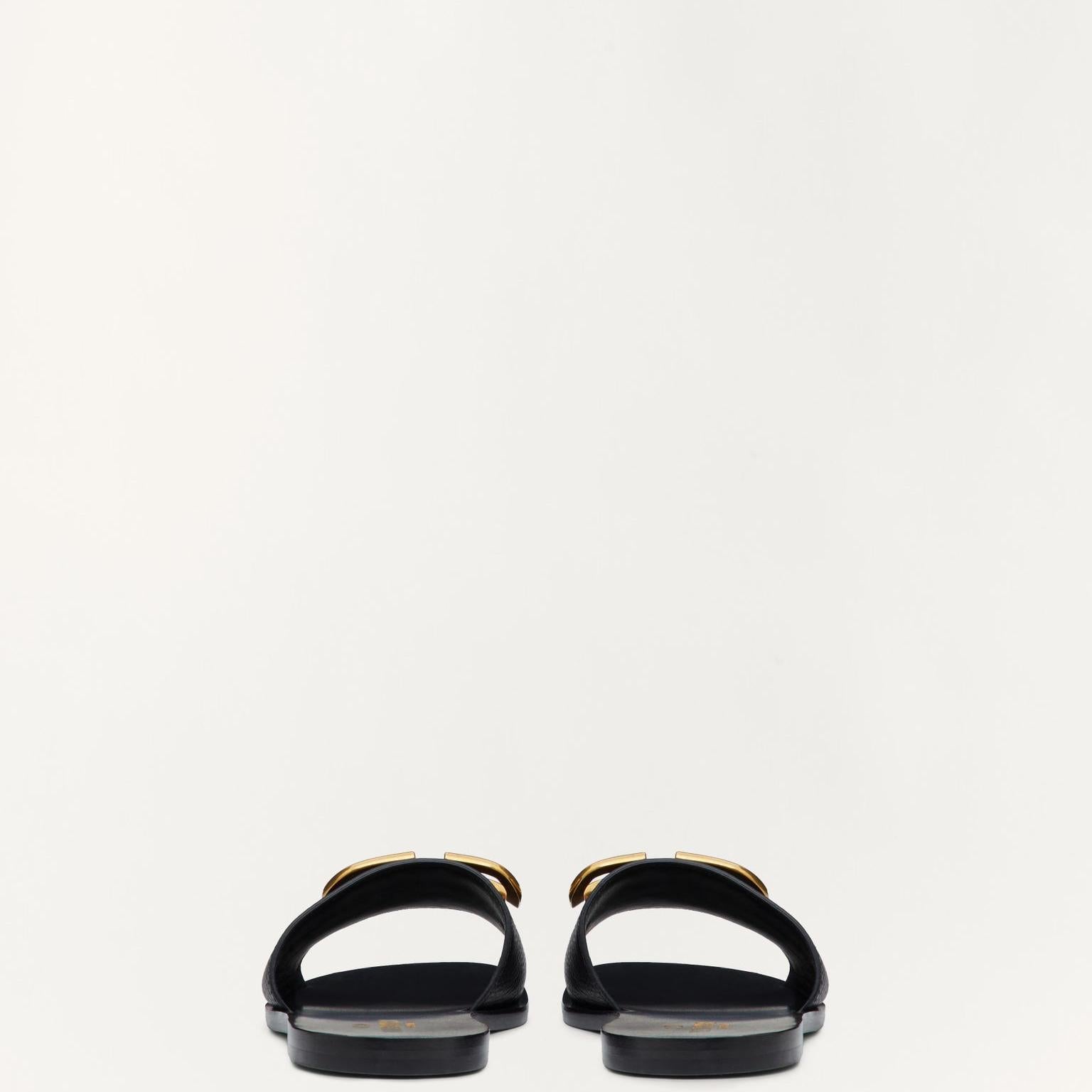 Women Sandal from Valentino Garavani Black Sandal-SHOZLY