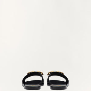 Women Sandal from Valentino Garavani Black Sandal-SHOZLY