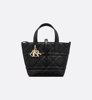 Medium Dior Toujours Vertical Black-SHOZLY