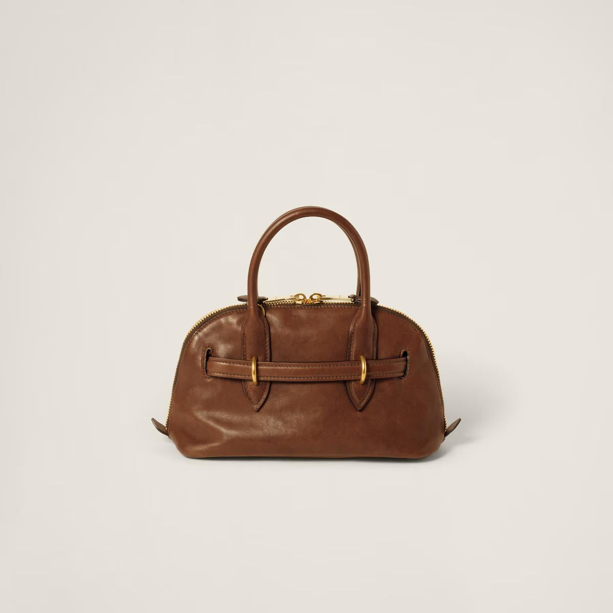 MiuMiu Small Aventure nappa Oak leather-SHOZLY