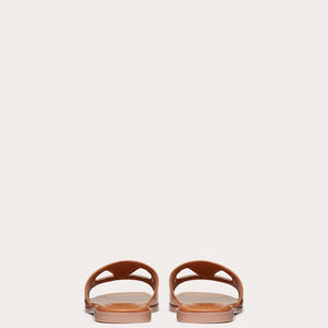 Women Sandal from Valentino Garavani VLogo cut-out Almond-SHOZLY