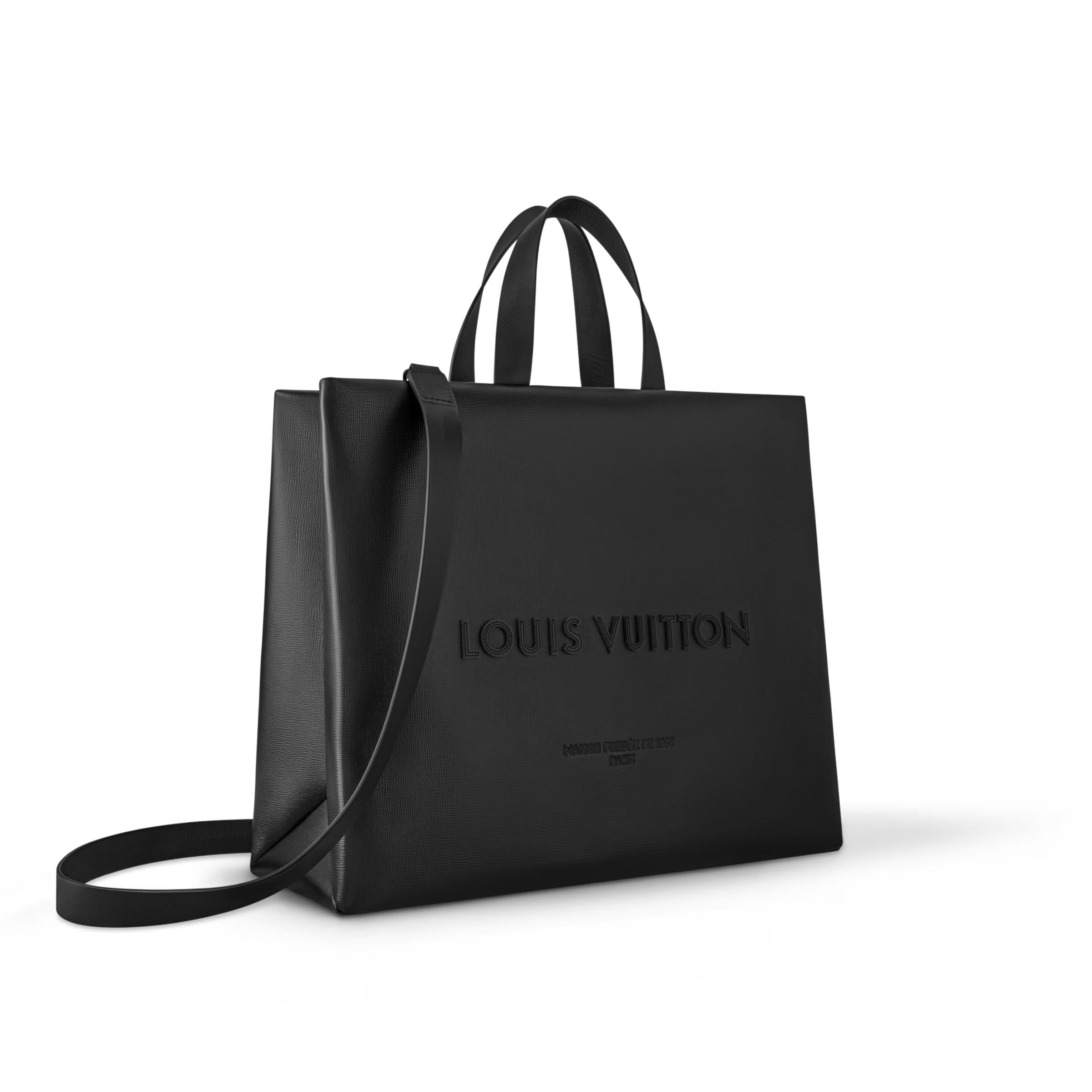 Louis Vuitton Shopper Black-SHOZLY