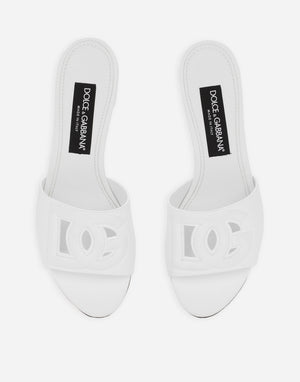 Women Sandal Dolce & Gabbana Calfskin mules White-SHOZLY