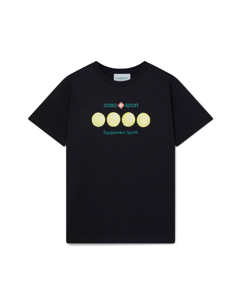 Casa Sport Tennis Balls T-Shirt Black