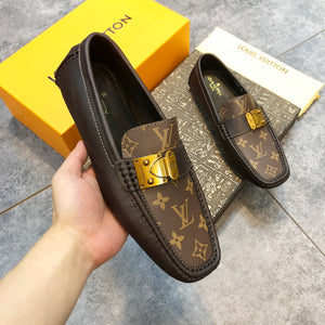 Formal Leather Shoes - LV Classic Brown For Men