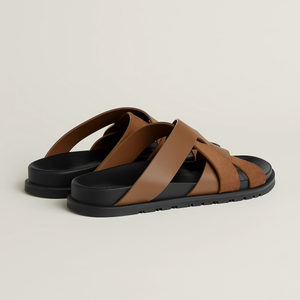 Hermès Kazimir Sandal Brun Fumé