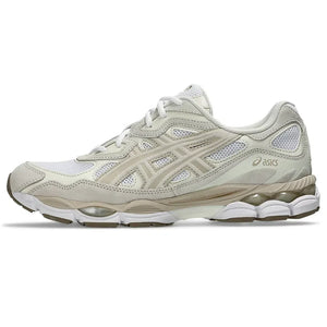 Asics GEL-NYC White and Feather Grey 1203A663-102-SHOZLY