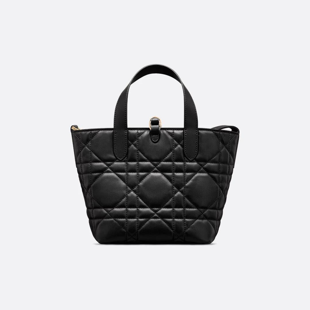 Medium Dior Toujours Vertical Black