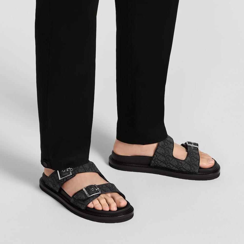 Men Sandal Dior Aqua - Black
