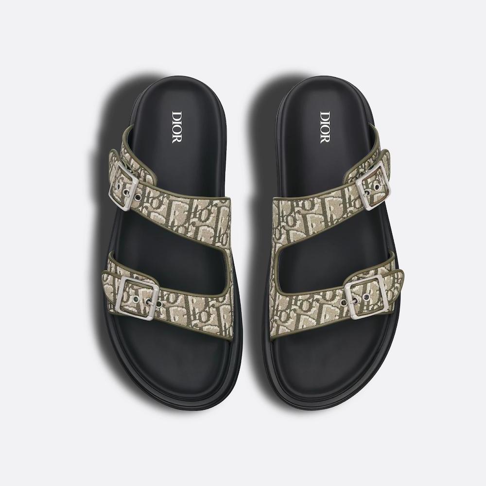 Men Sandal Dior Aqua - Khaki