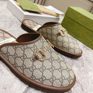 Men Slipper - Classic Brown Gucci