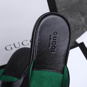 Men Slipper - Pericle Leather Horsebit Green