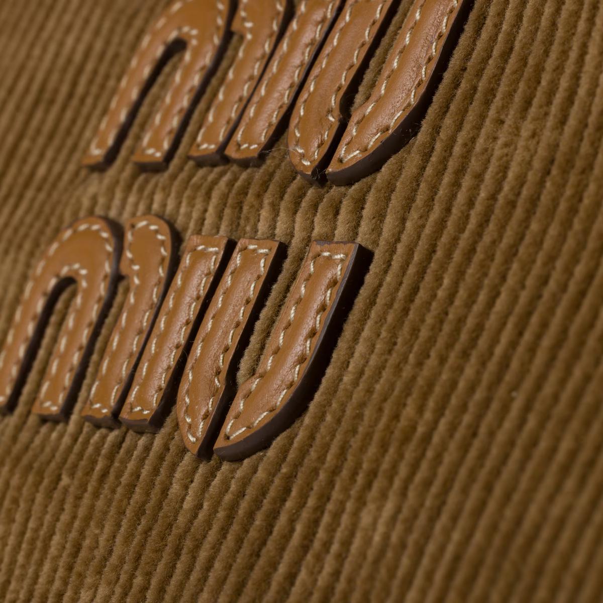 MiuMiu IVY corduroy Brown