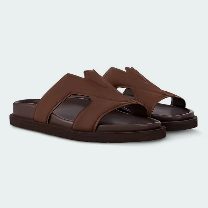 حذاء رجالي LV Oasis Mule بني
