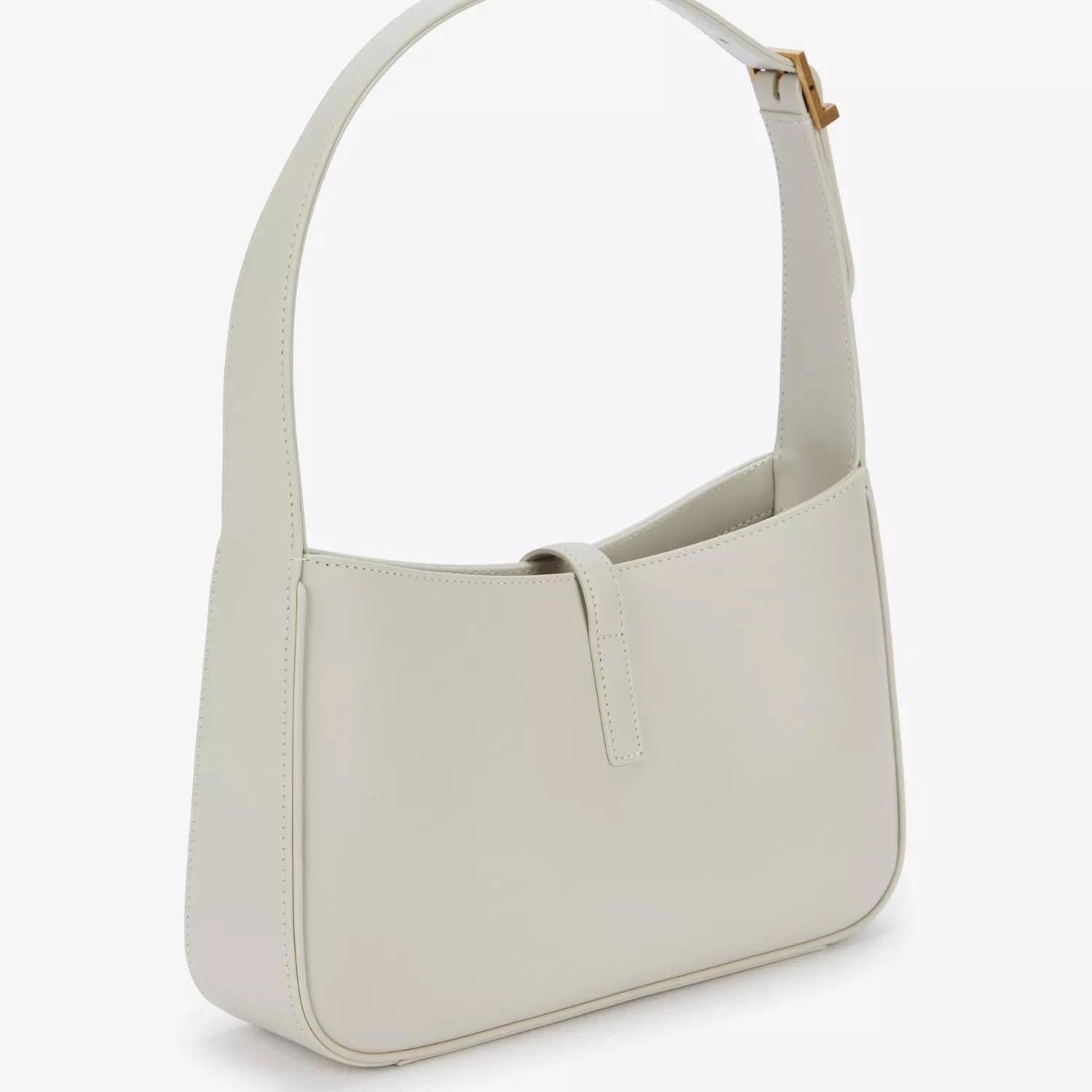 Saint Laurent Le 5 À 7 Hobo White