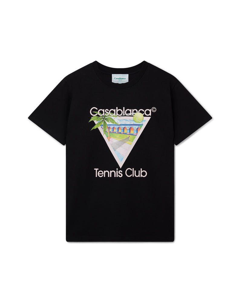 Tennis Club Icon T-Shirt Black