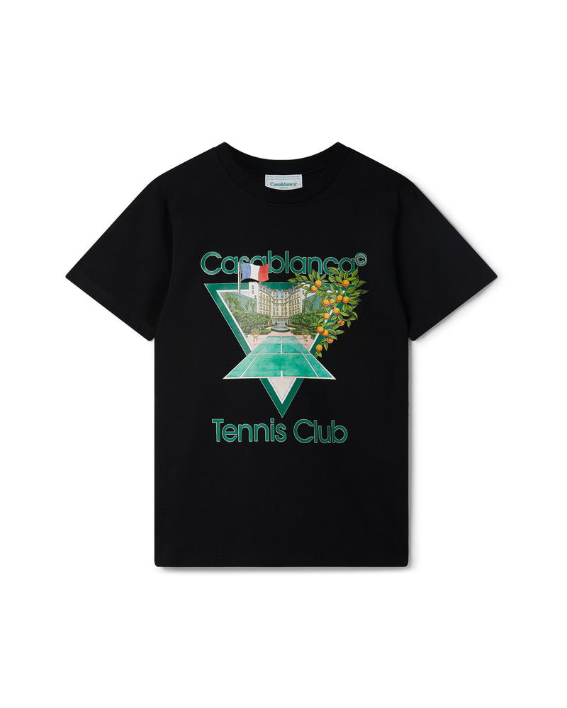 Tennis Club Icon T-Shirt Black