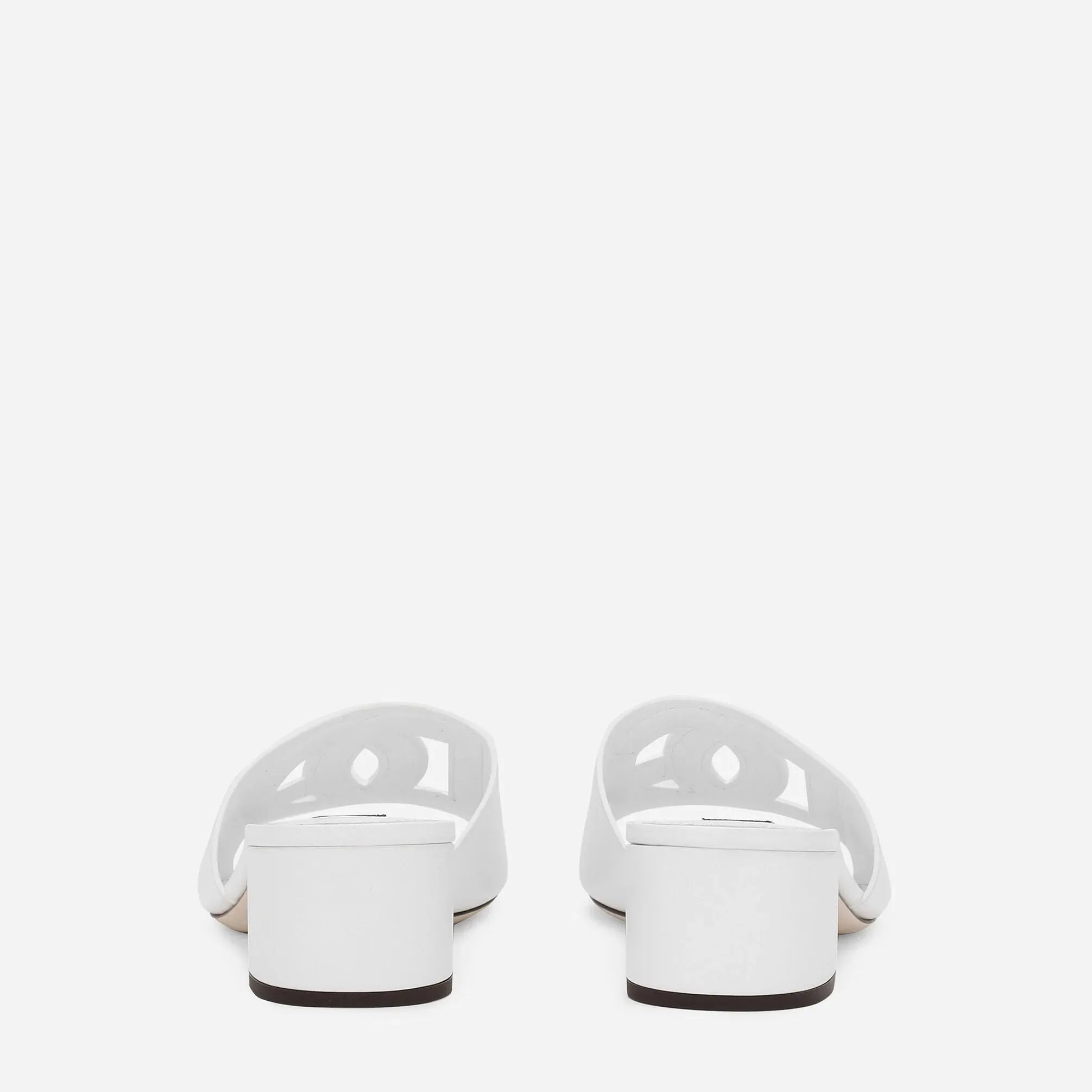 Women Sandal Dolce & Gabbana Calfskin mules White