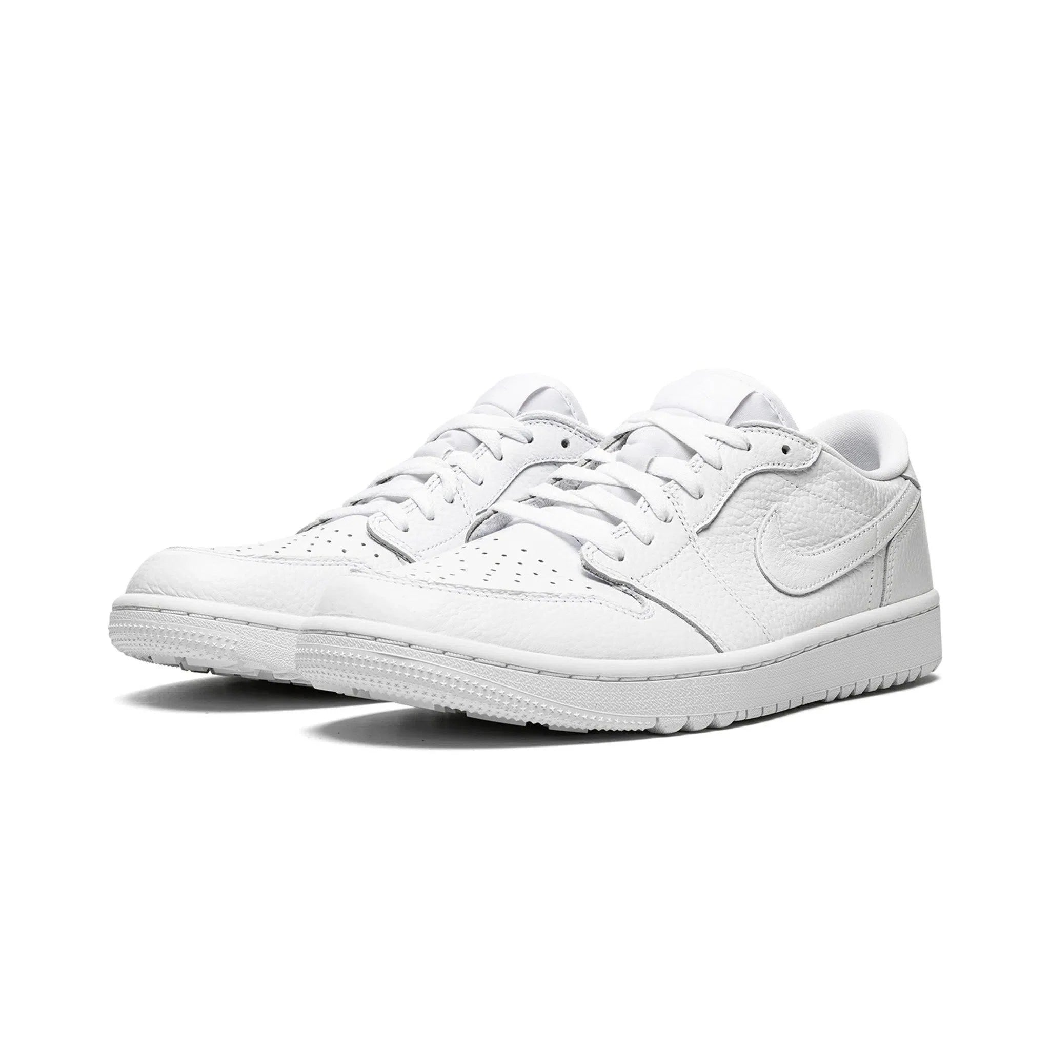 AIR JORDAN 1 LOW GOLF - Triple White-SHOZLY