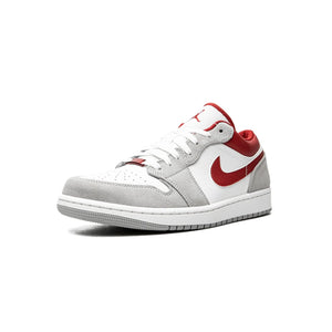 AIR JORDAN 1 LOW SE - White Grey Red-SHOZLY